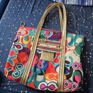 Coach Y2K Poppy tote/purse